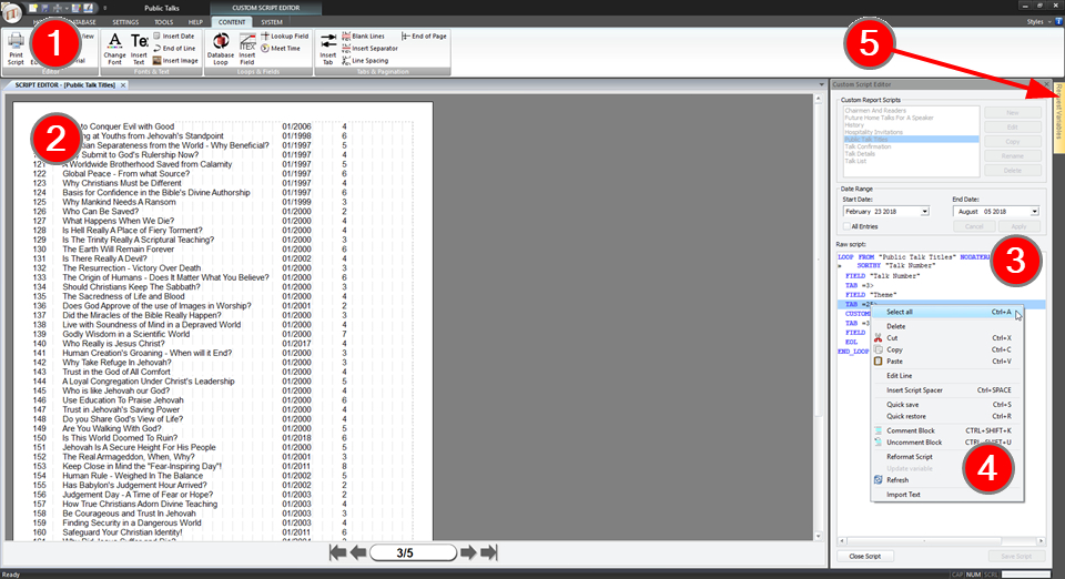 Custom Script Editor Window