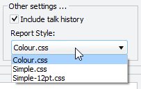Talk Request List - Report Style