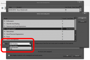 Filter Study Numbers