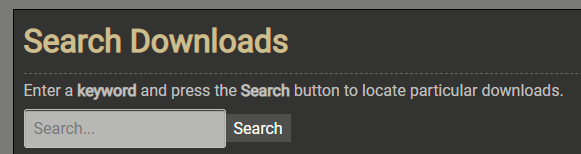 Search Downloads