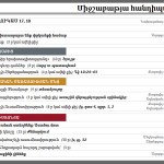 Monthly Workbook Data in Armenian