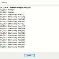 Publisher Database lookup - Results