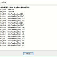 Publisher Database lookup - Results